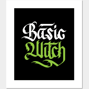 Basic Witch Calligraphy Posters and Art